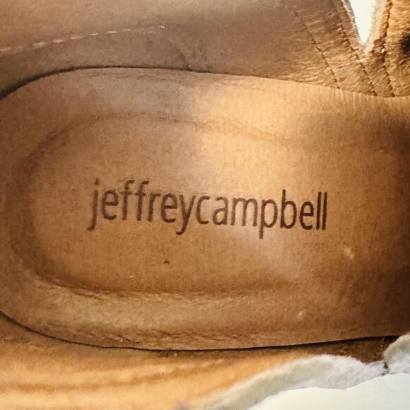 Jeffrey Campbell Boots Womens 6.5 Gray Suede Rosalee Cutout Ankle Booties Heel - Picture 7 of 9